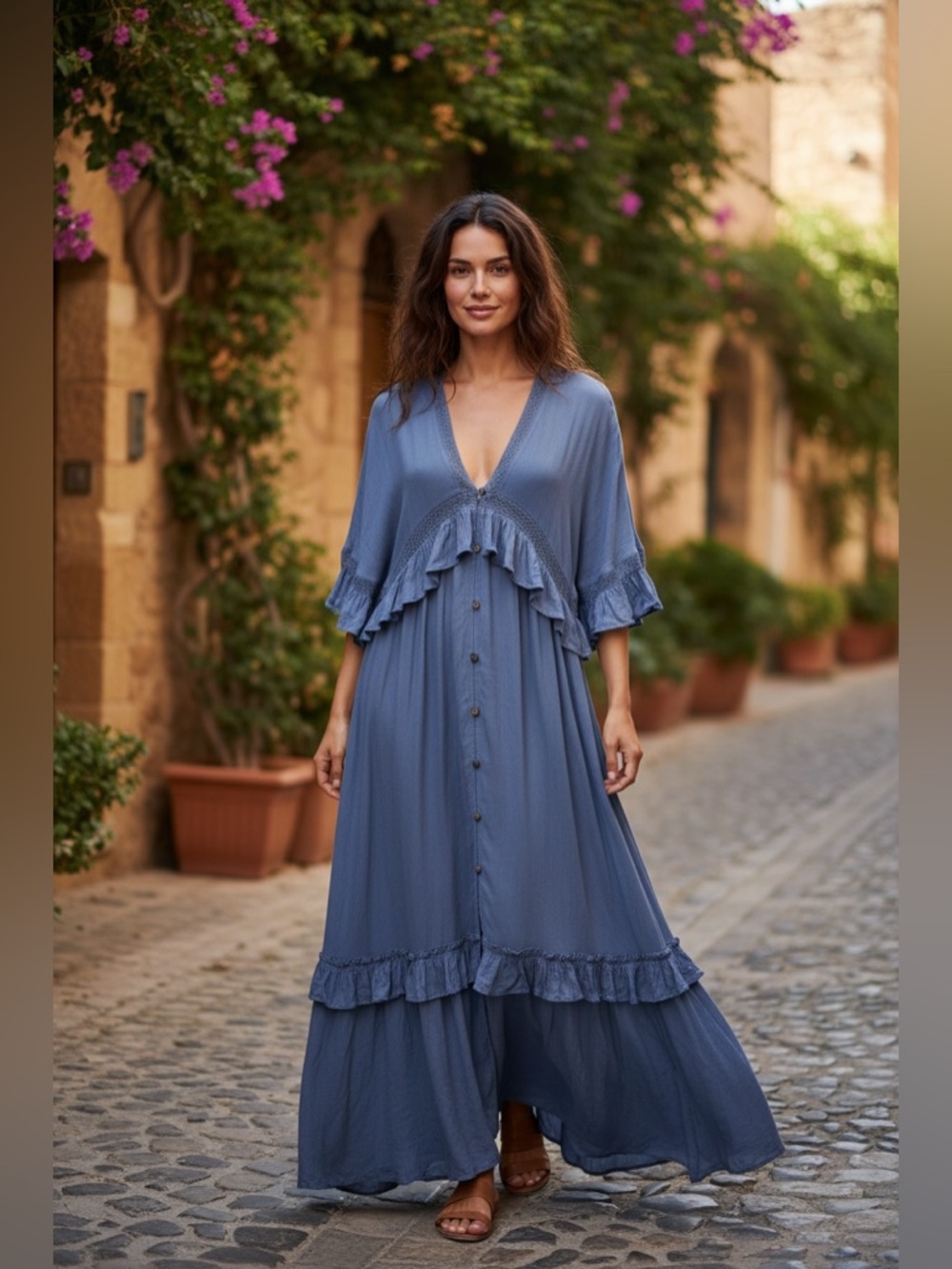 FREE PEOPLE bohemian dress OVERSIZED S-XL